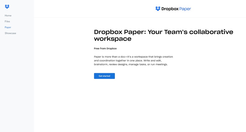 Dropbox Paper 的零状态用户体验设计