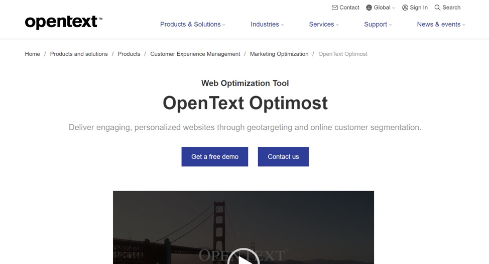 OpenText Optimost