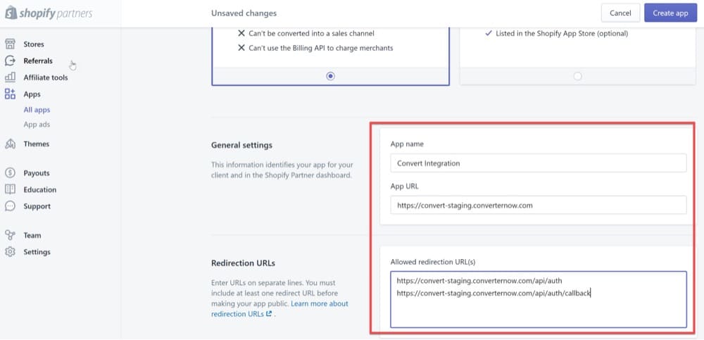 ใช้เครื่องมือตัวช่วยใน Convert Experiences เพื่อรับค่าแอปสำหรับการทดสอบ Shopify A/B