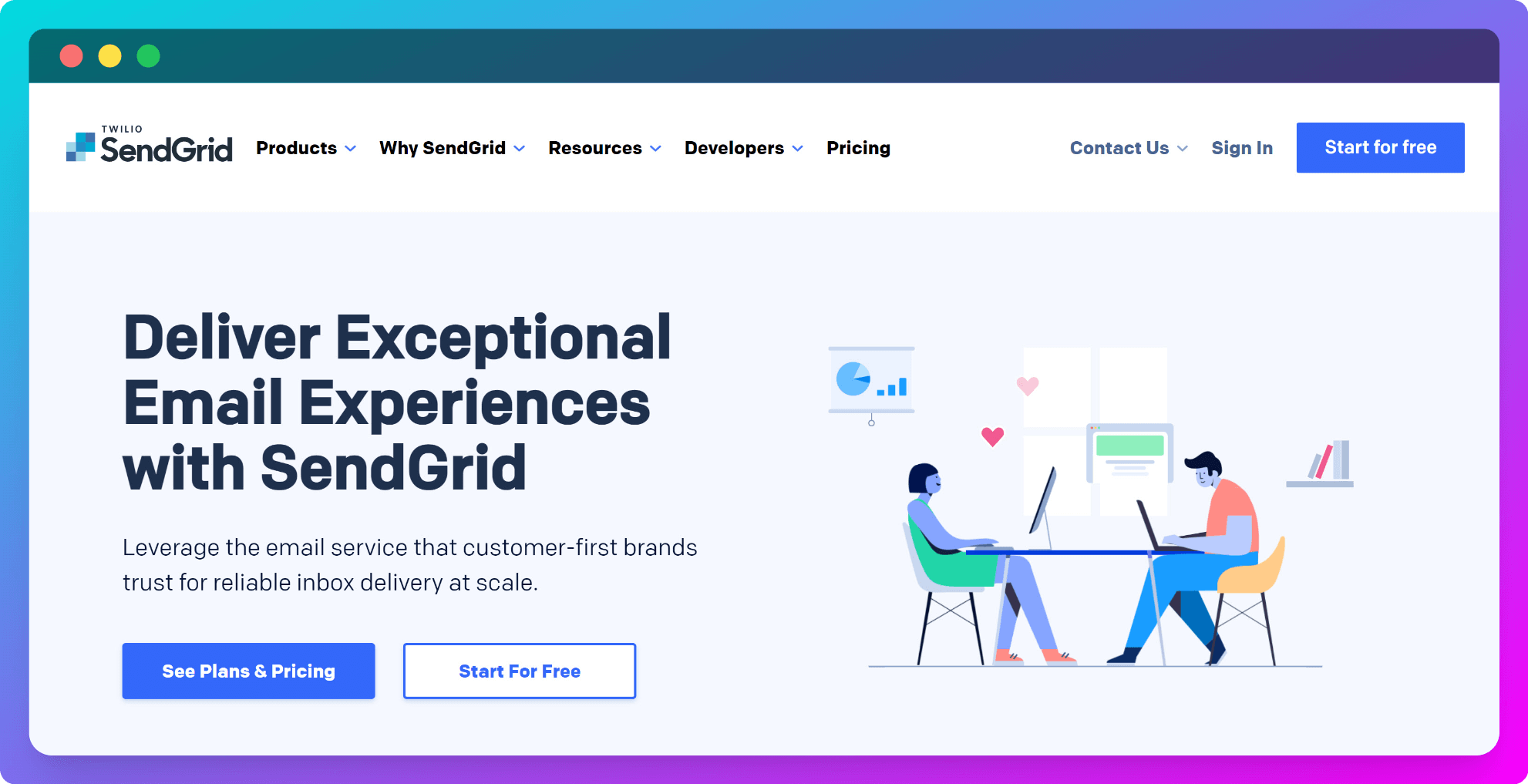 Sendgrid-website-transactional-email-software-solution