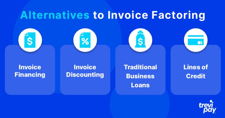 infografía de alternativas al factoraje de facturas
