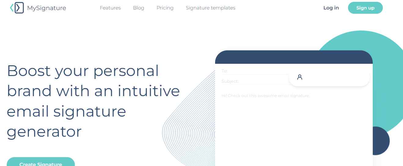 MySignature: un generatore di firme e-mail