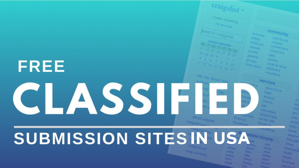 free classified submission sites in usa like craigslist