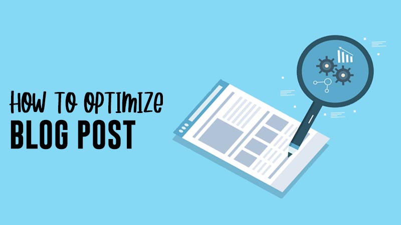 how to optimize blog post pages web pages for seo