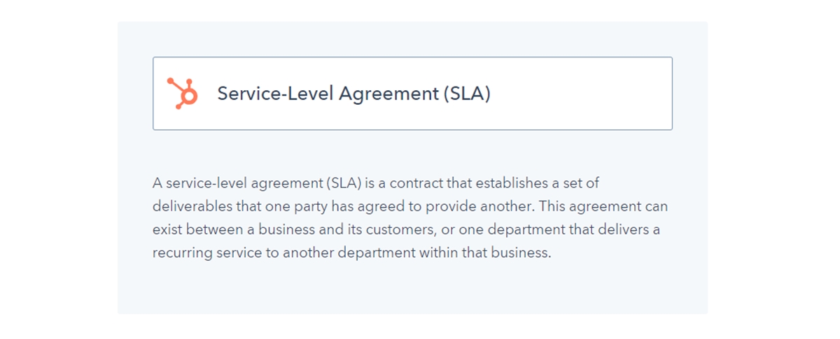 Service-Level-Agreement des Inbound-Marketings