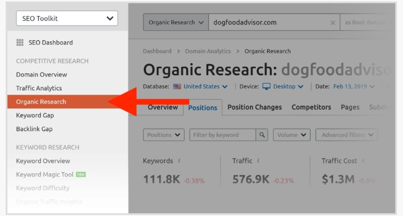 อีคอมเมิร์ซ-SEO-Guide-competitor-research-on-semrush