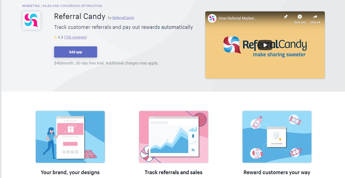 referênciacanday-automatic-rewards-for-referral-app-store-shopify