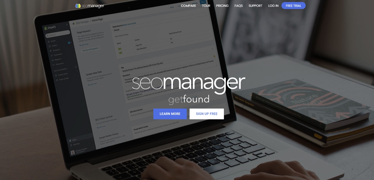 20 recursos do aplicativo Shopify SEO Manager