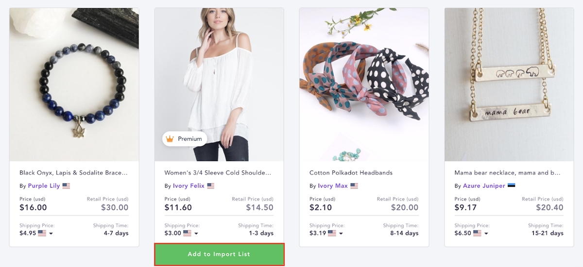 Pasul 3 de configurare Spocket pe shopify