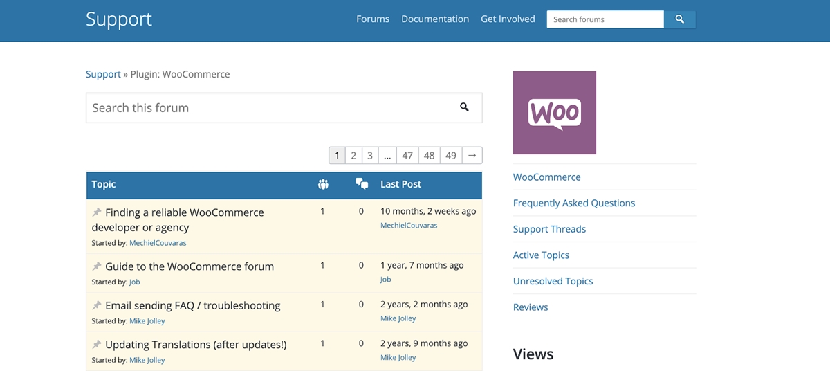 comparaison du support client de woocommerce vs shopify