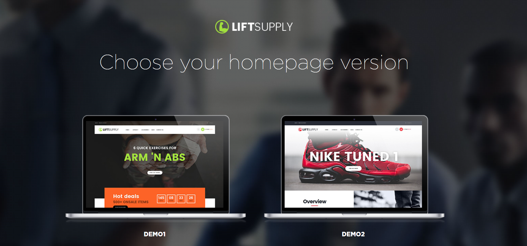 Tema de shopify de un solo producto de Lift Supply