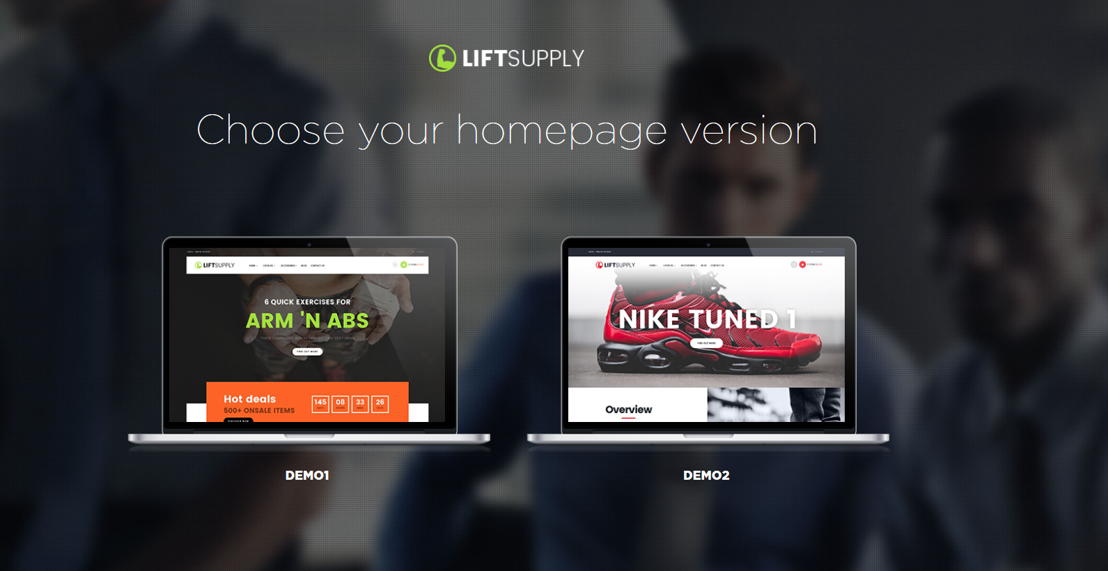 Tema de shopify de un solo producto de Lift Supply