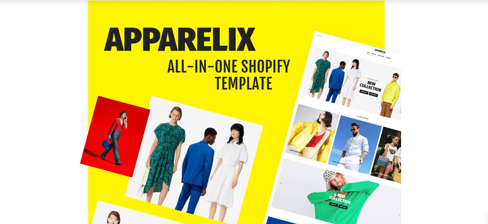 Apparelix tek ürün shopify teması