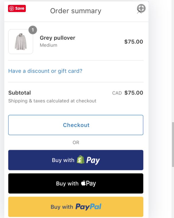 الفرق بين Shopify Pay و Shopify Payment