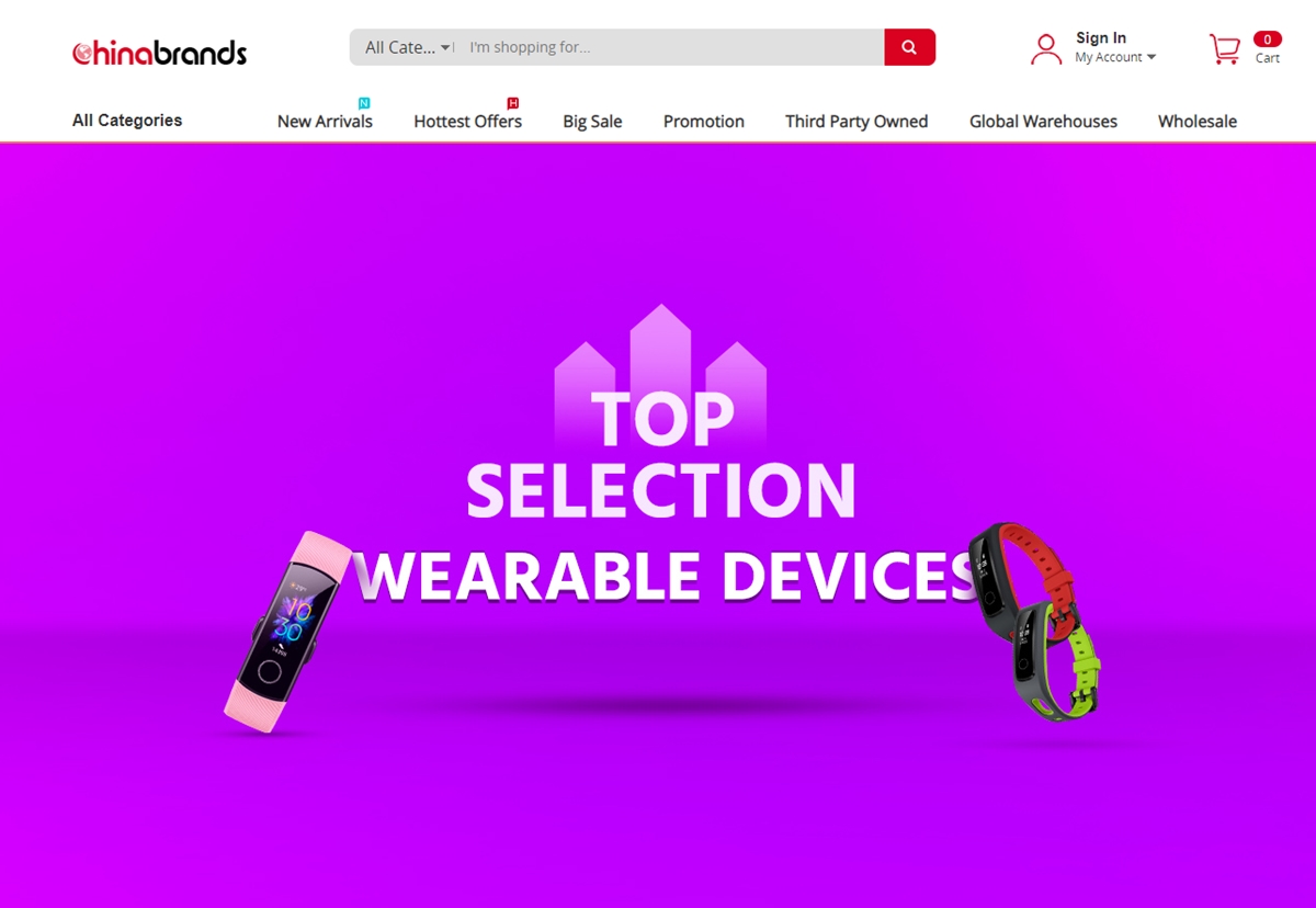 عرض لافتة لبدائل Aliexpress لدروبشيبينغ