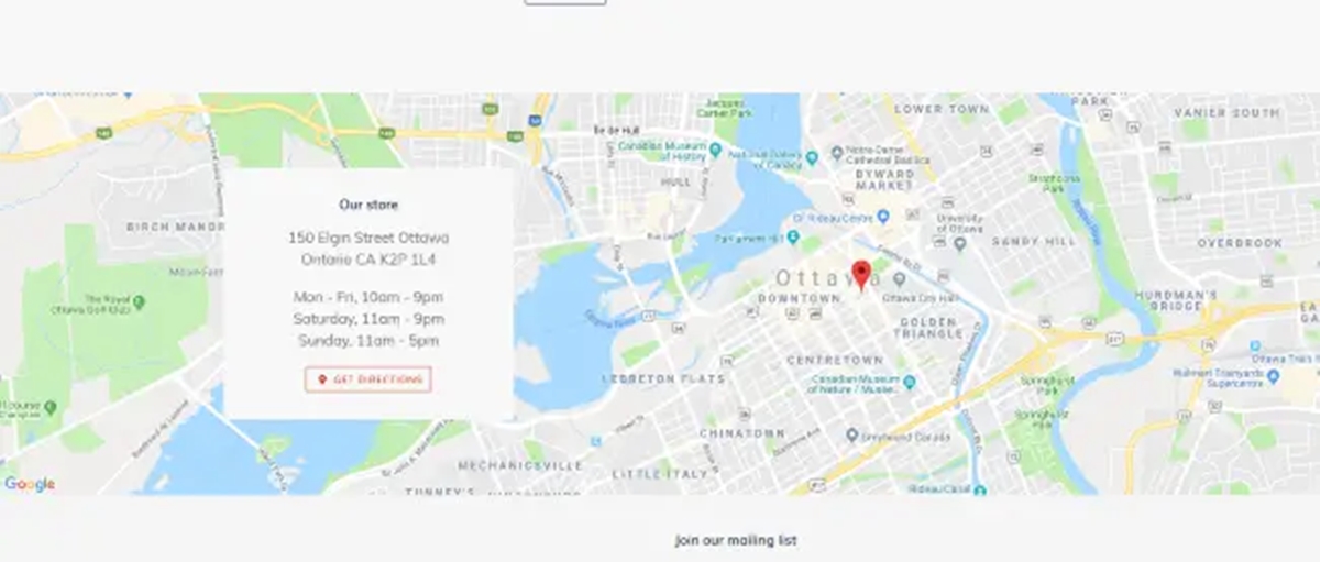 Mapa de comentários oculto no tema shopify