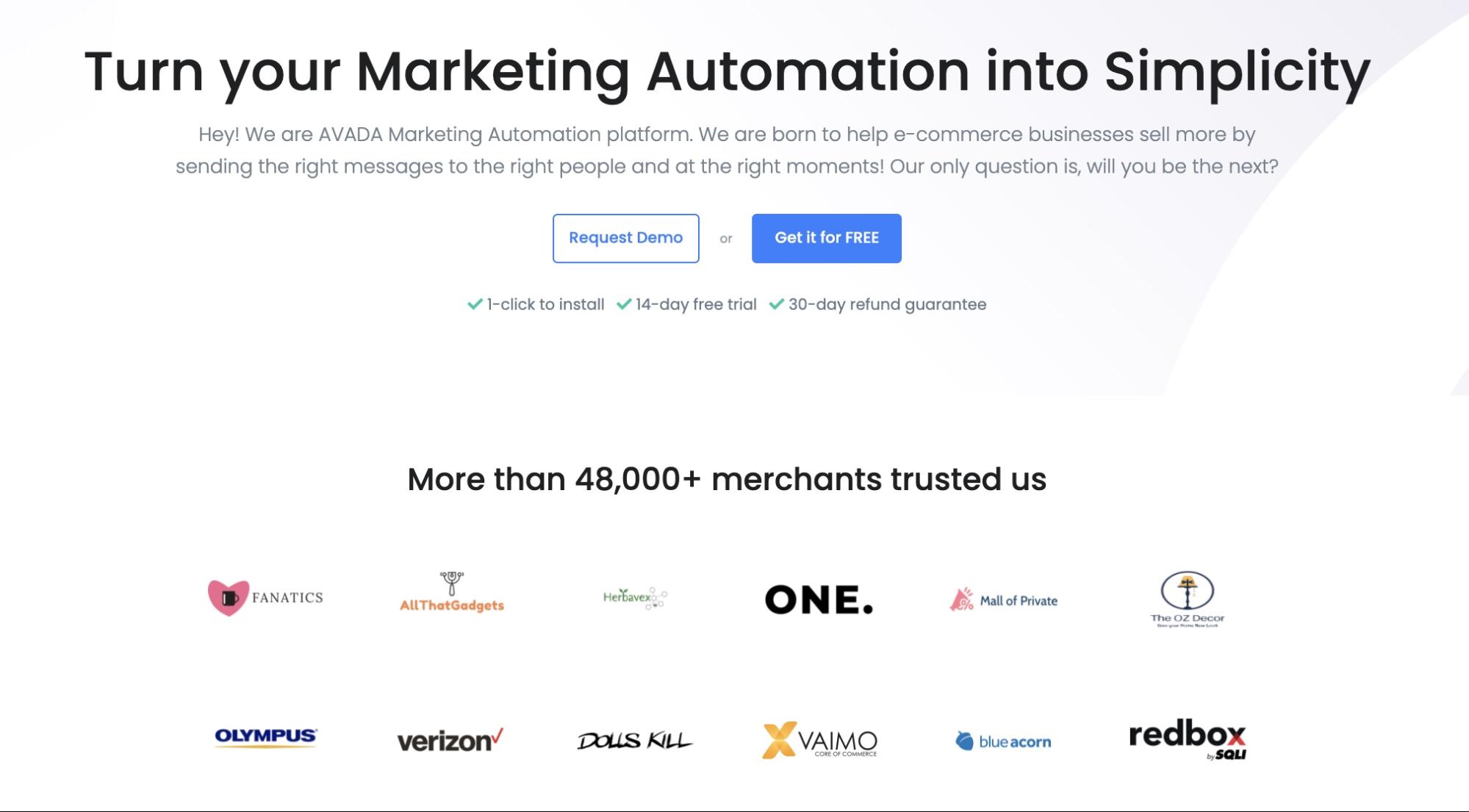 Используйте AVADA Marketing Automation, чтобы начать работу с электронным маркетингом B2B.