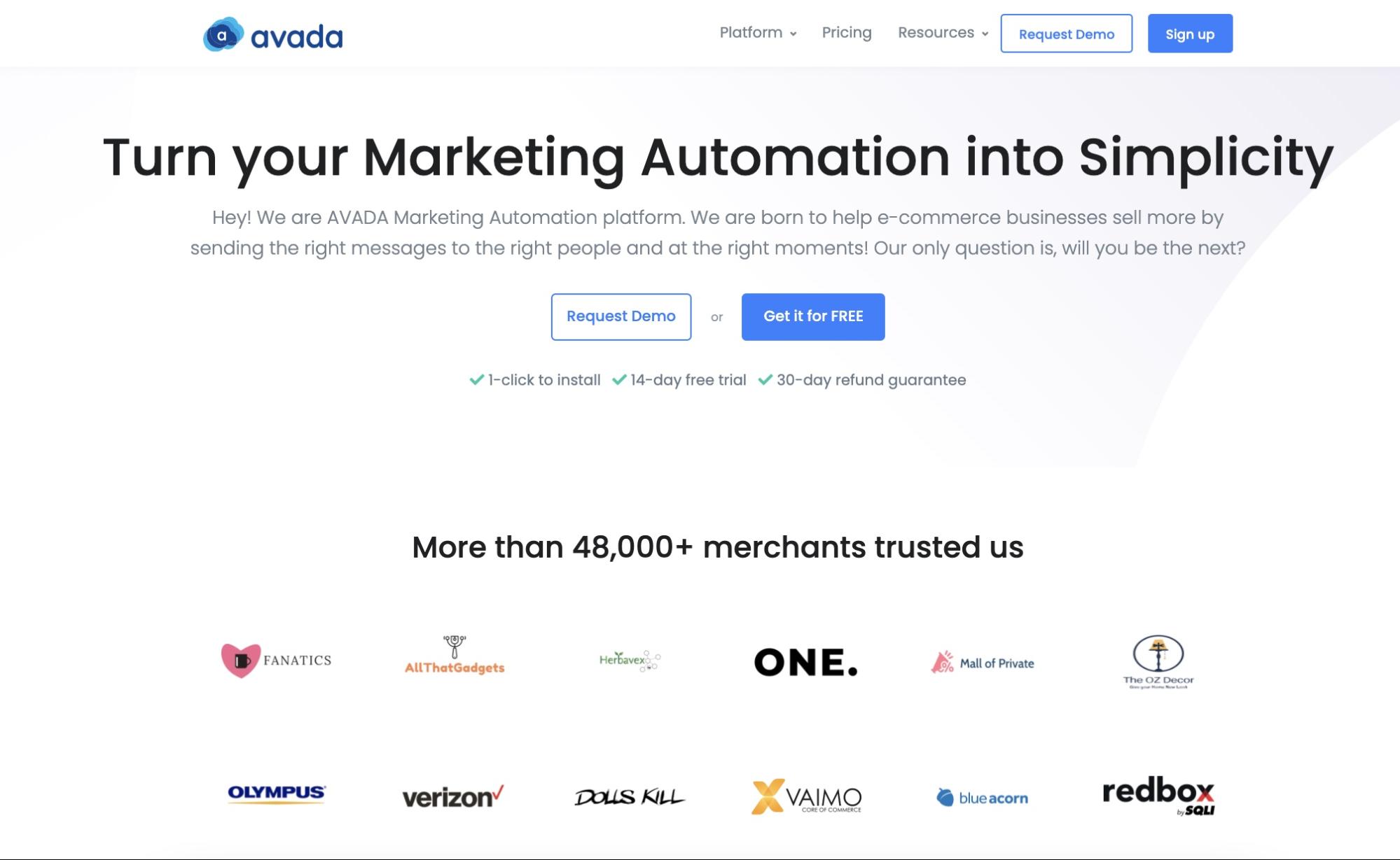 Utilisez AVADA Marketing Automation pour lancer des campagnes de marketing d'affiliation