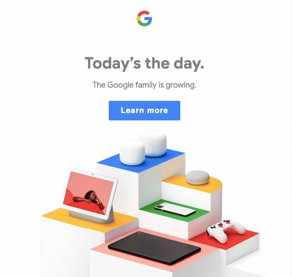 E-mailurile de marketing ale Google