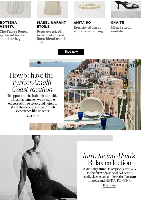 La estrategia de marketing eficaz de Net-A-Porter