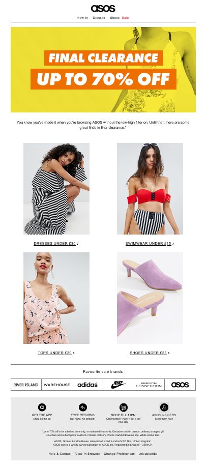 ASOS تعرف كيفية التحفيز