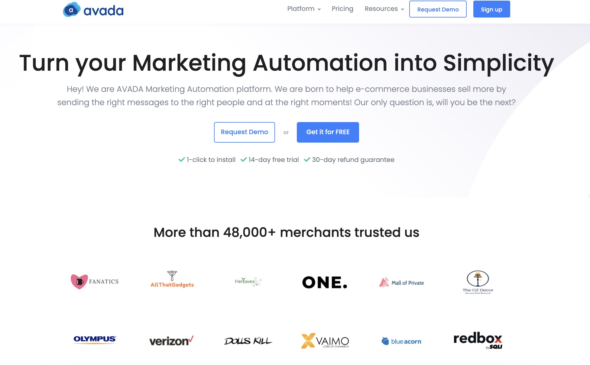 Usa AVADA Marketing Automation per tenere traccia e migliorare il tuo tasso di conversione e-mail