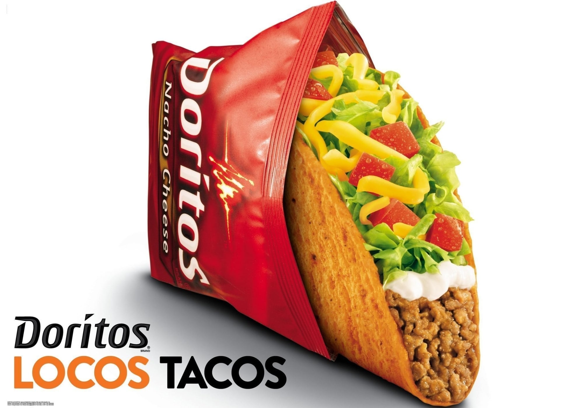 Taco Bell & Doritos ของ Doritos Locos Tacos