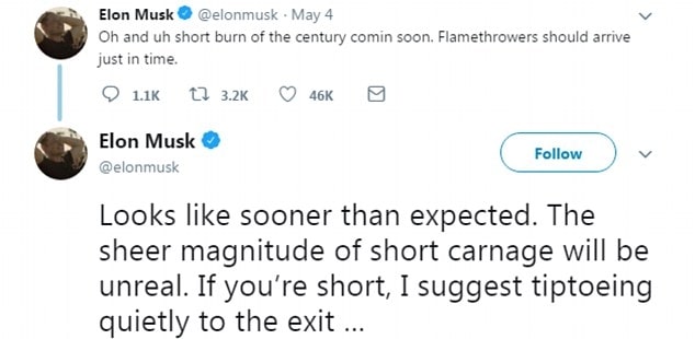 Tweeturile scurte semnături ale lui Elen Musk