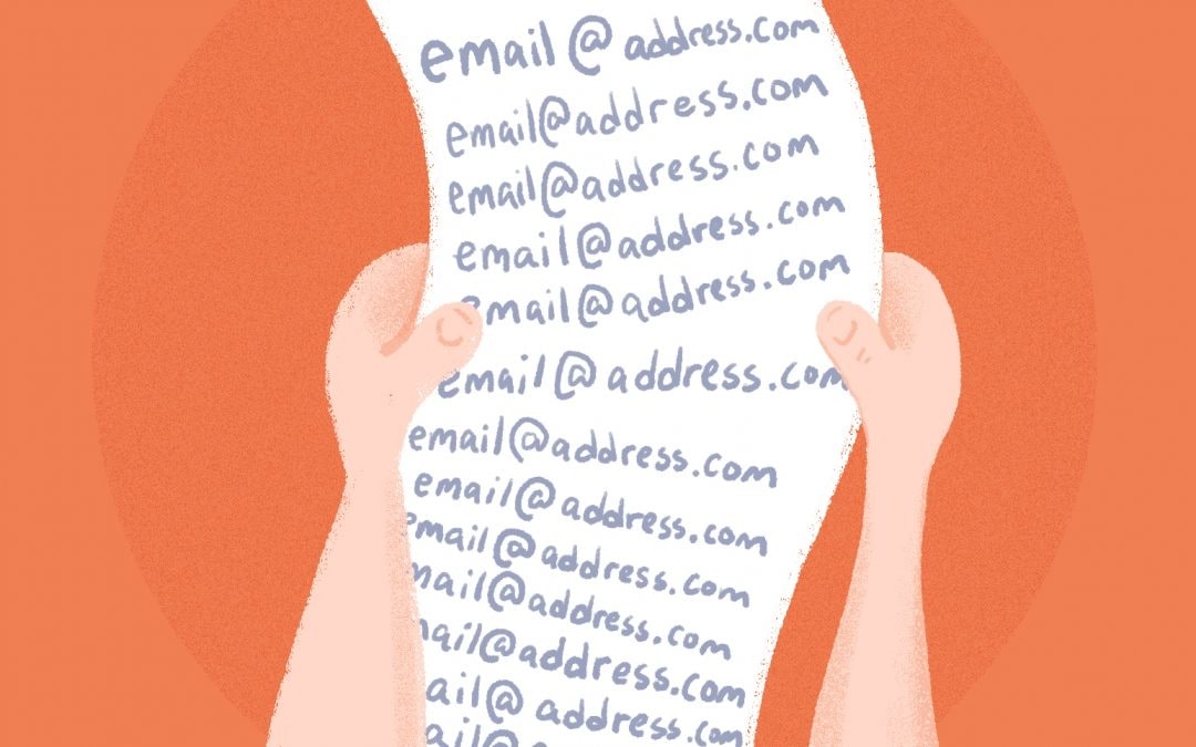 Crea una mailing list