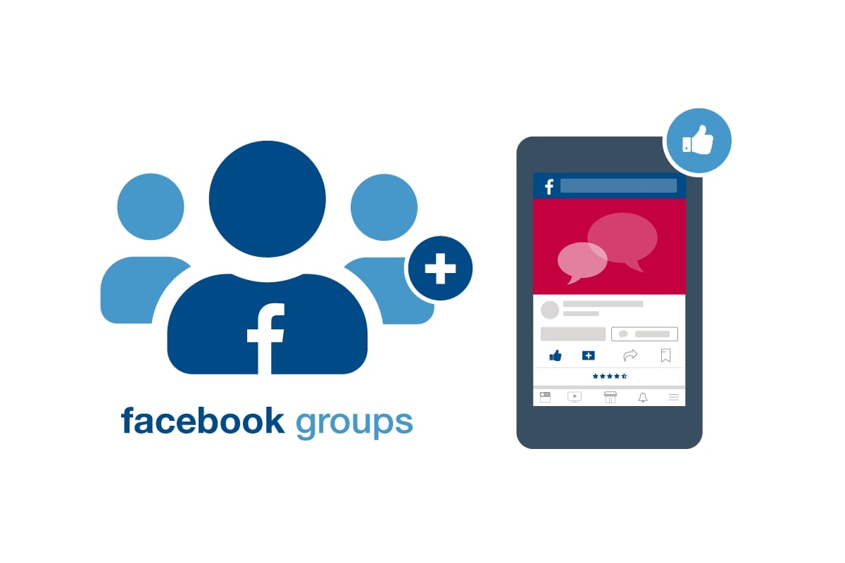 Crear grupos de Facebook