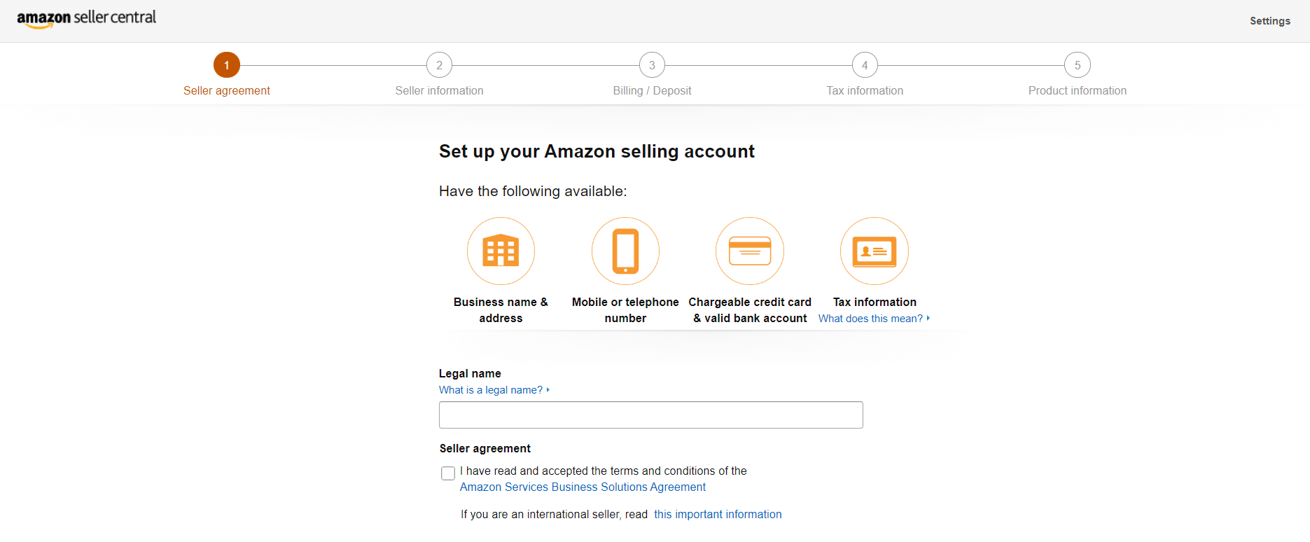 Amazon Seller Central