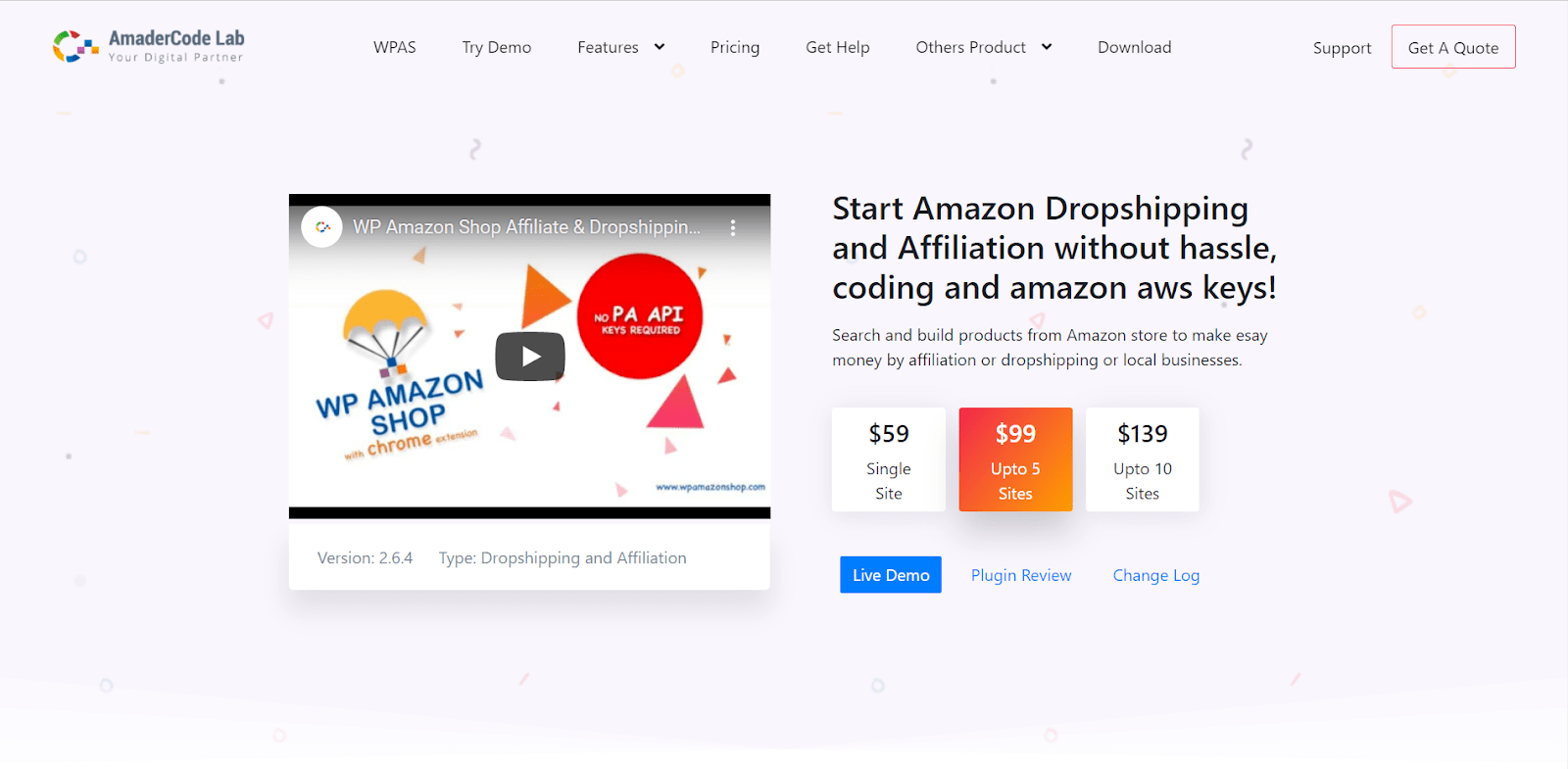 Magazinul WP Amazon