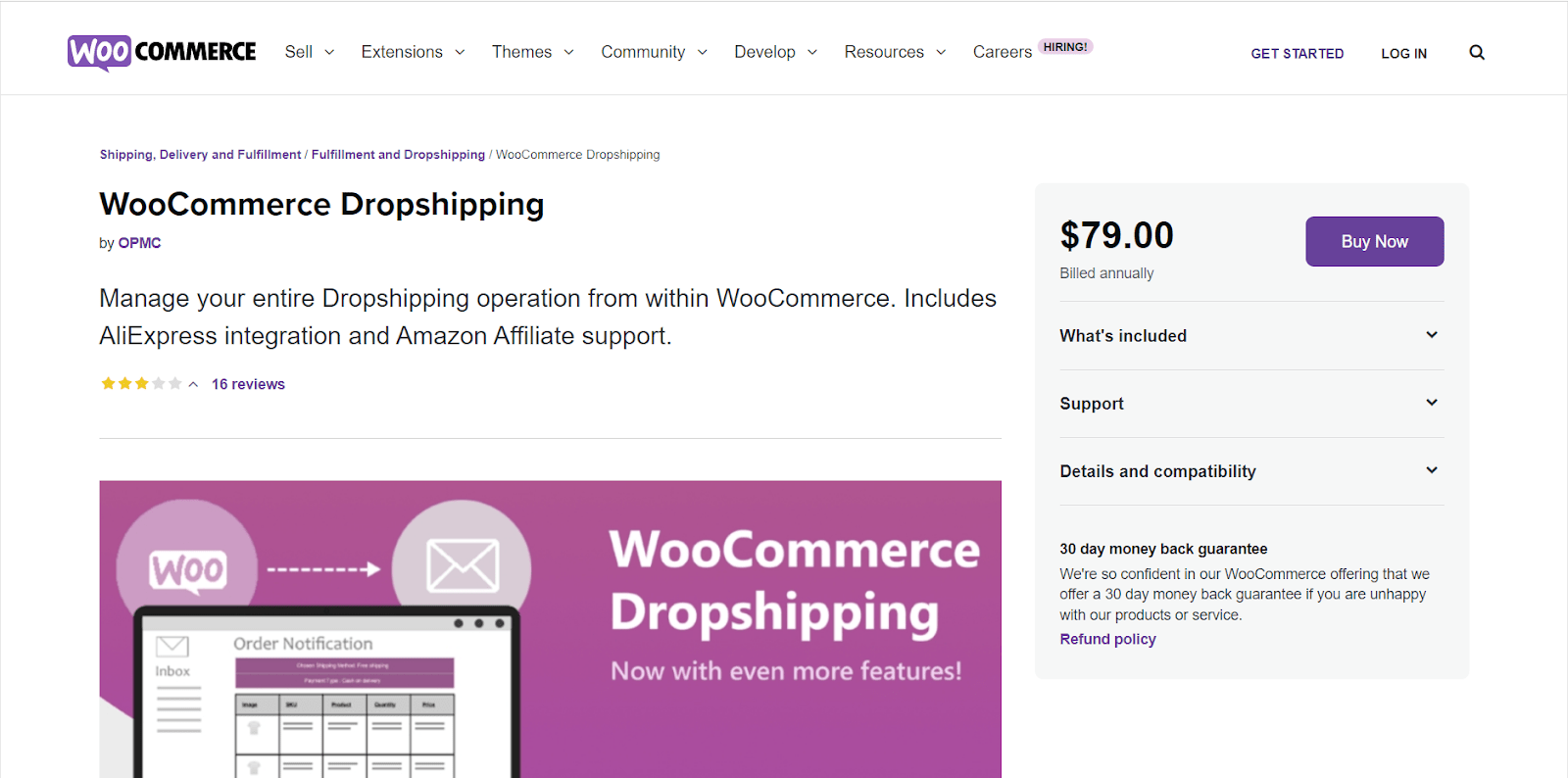 Livraison directe WooCommerce