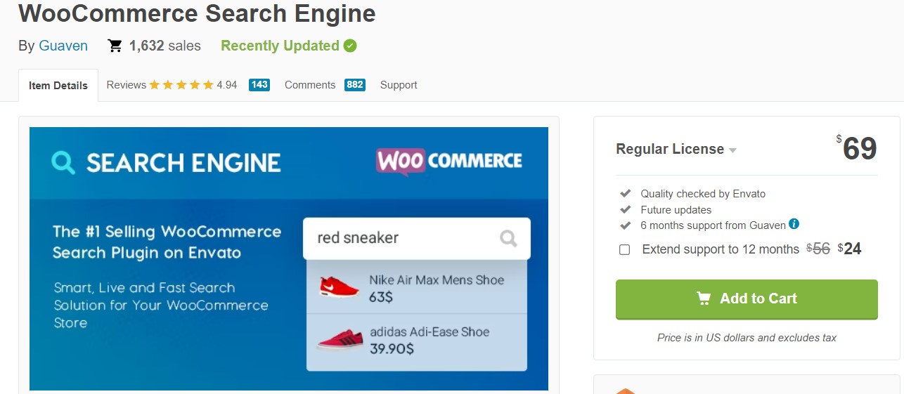 เครื่องมือค้นหา WooCommerce