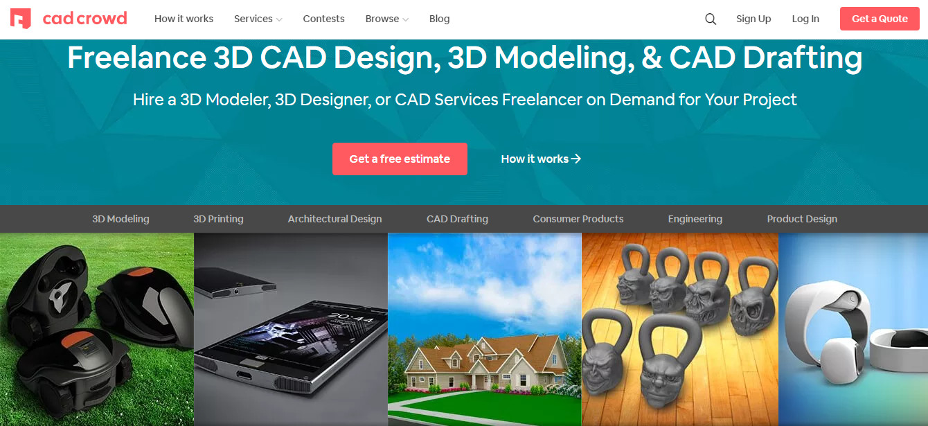 Idéias de impressão 3D Cad Crowd