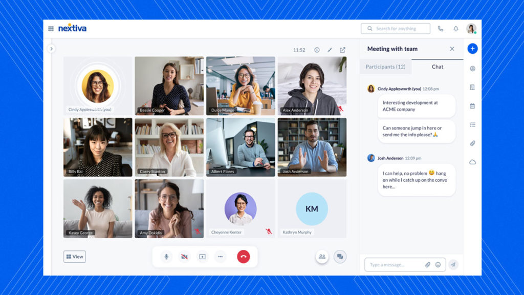 NextivaONEの会議およびコラボレーションツール