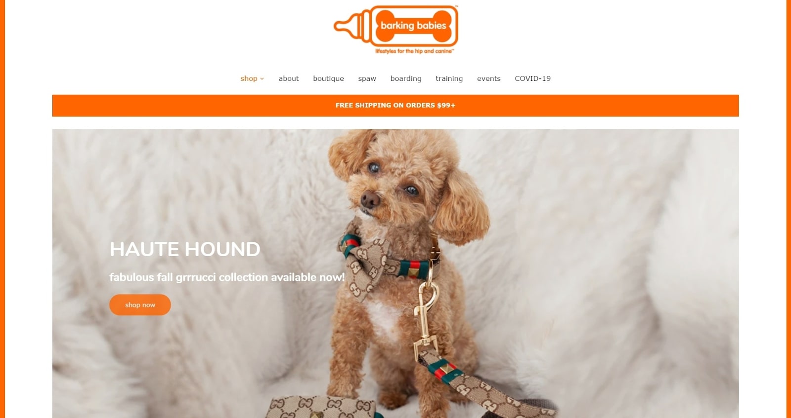 start-a-Shopify-pets-store-esempi-come-Barking-Babies