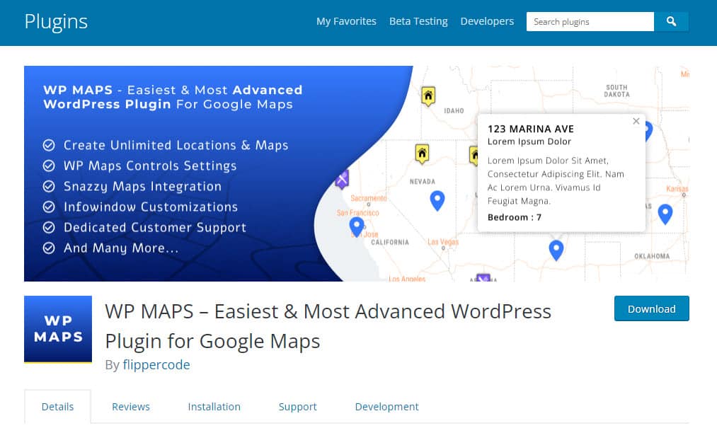 Plugin WordPress WP Maps