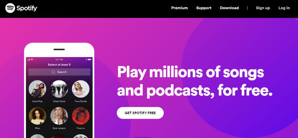 Spotify sebuah perusahaan pemasaran global