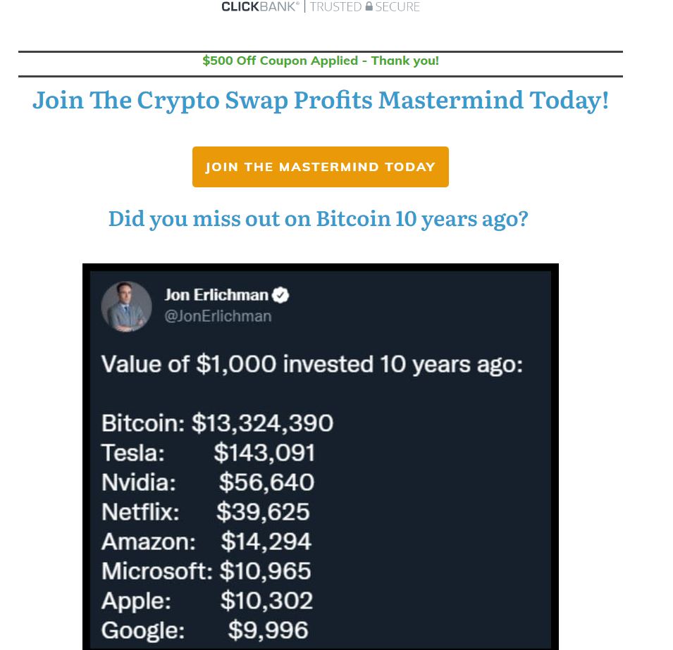 Crypto Swap Profits