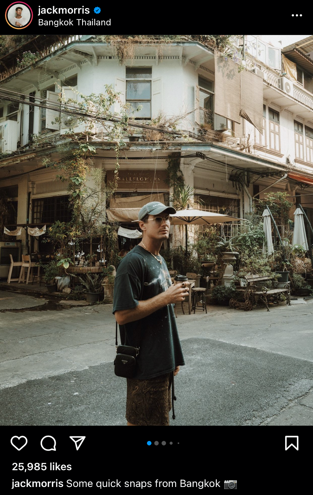 Instagram-Reise-Influencer Jack Morris in Bangkok, Thailand