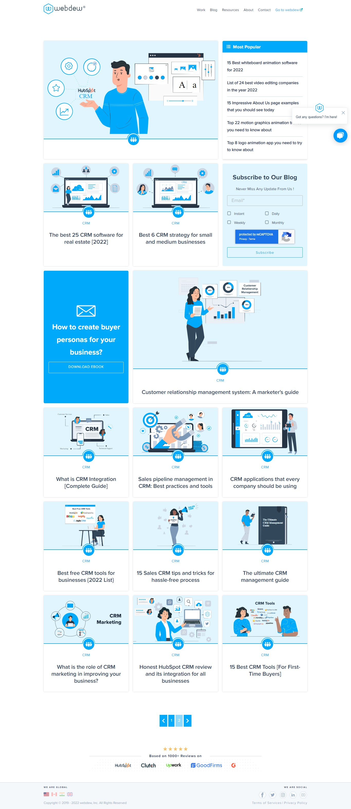 webdew- CRM- بلوق