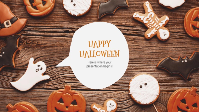 Modello PowerPoint a tema Halloween