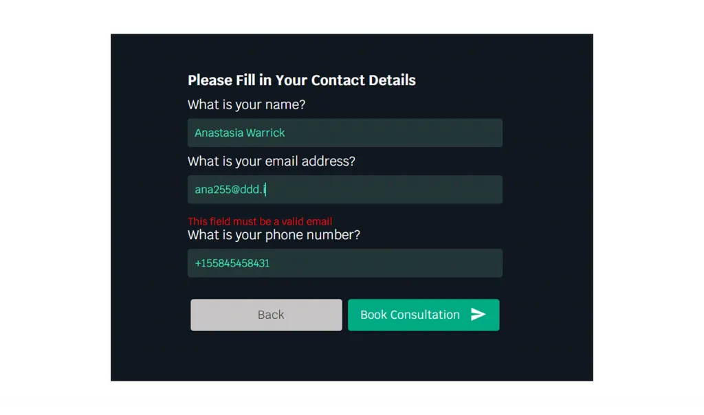 Email validation in LeadGen forms to reduce website contact form spam