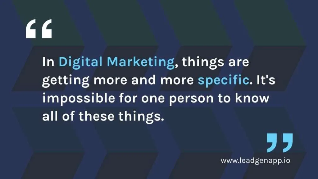 Quote on how digital marketing has been changing 