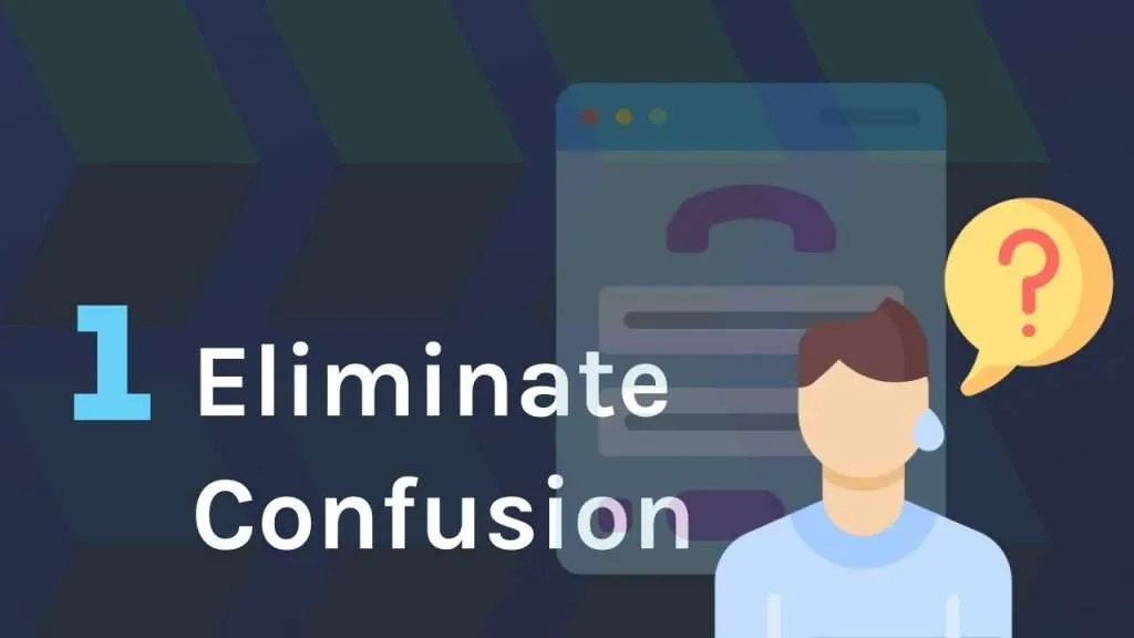 Eliminate confusion in online form design