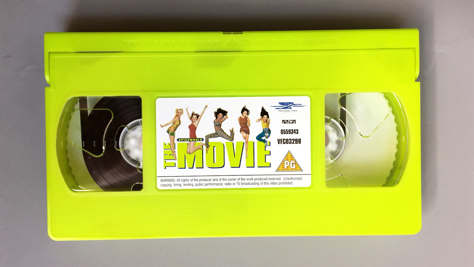 Película de las Spice Girls en VHS