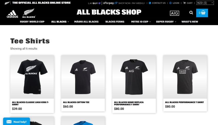 Boutique WordPress All Blacks