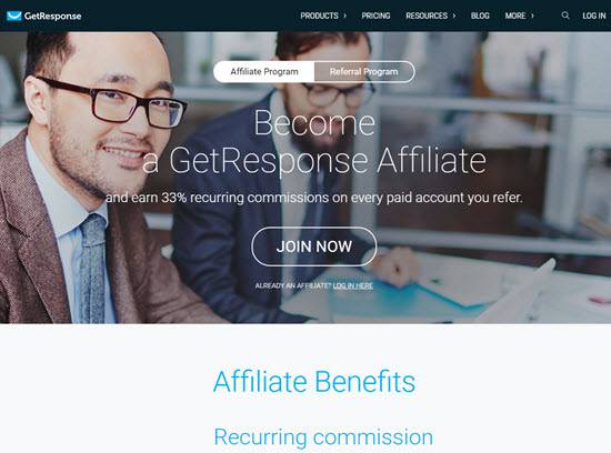 GetResponse Recurring Affiliate Programs