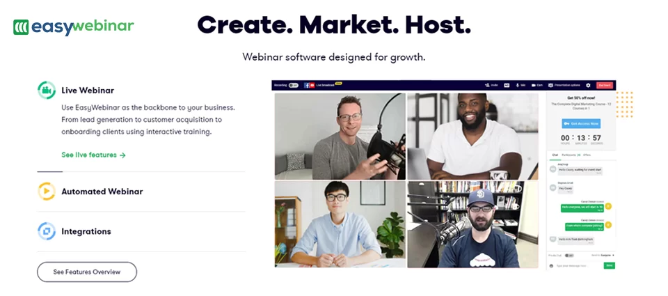easywebinar for online webinar
